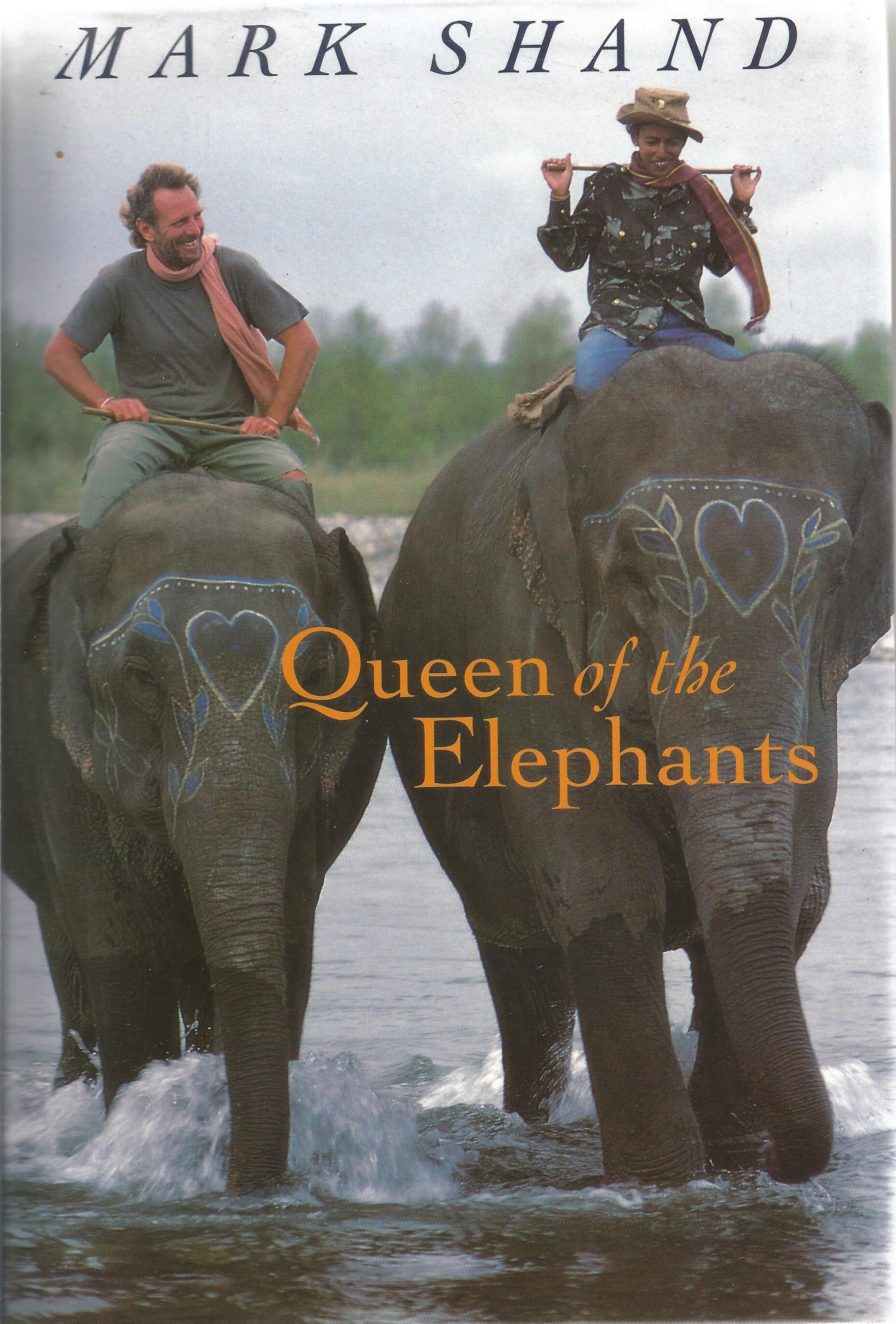 Mark Shand Hardback Book Queen of the Elephants signed by the Author on the Second Page For Diana