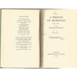 Charles Morgan Hardback Book A Breeze of Morning 1951 signed by the Author on the Title Page and