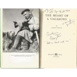 Nancy Price signed hardback book The Heart of a Vagabond, hand written note to title page,. 1955