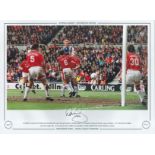 Football. David May Signed 16x12 colour photo. Autographed Editions, Limited Editions. Photo shows