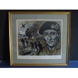 B10 The Spirit of Alamein by J Lawrence Isherwood signed by Field Marshall Montgomery of Alamein.