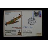 B28 WW2 RAF Battle of Britain signed cover - Sgt C M Gibbon 236 (Blenheim) Squadron Battle of