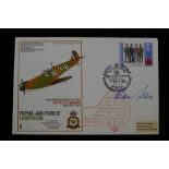 B27 Scarce WW2 RAF Battle of Britain Ace signed cover - Air Commodore Alan Christopher "Al" Deere,