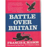 Battle Over Britain book signed by 350 RAF WW2 BOB pilot collection Anthony Stanford Tuck