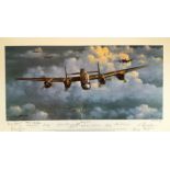 Philip E West Multi-Signed Print. Titled "Legends Of The Air". This is Artist Proof Copy 18/50.