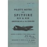 Pilots Notes For Spitfire XIV & XIX Griffon 65 or 66 Engine. Promulgated By Order Of The Air