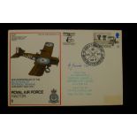 B31 WW2 RAF Battle of Britain signed cover - Sgt G Garside 236 Squadron (Blenheim) Battle of