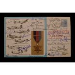 B17 Rare "Battle of Britain Special Cover No. 1" for the Rosette in the Awards Series bearing the