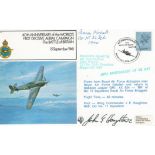 Air Vice Marshal John Worrall Signed FDC. Titled 40th Anniversary of the World's First Decisive