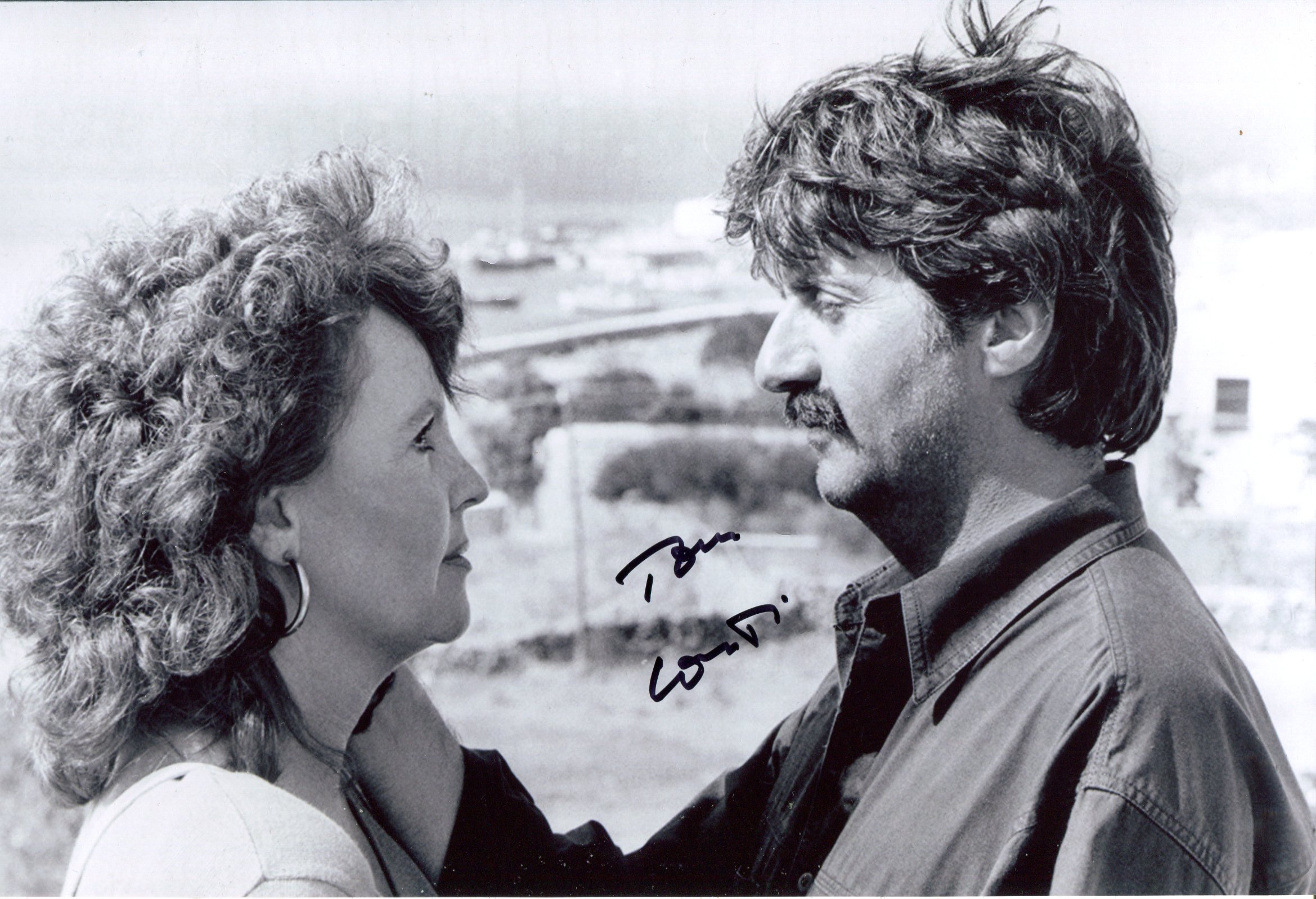 Shirley Valentine 8x12 movie scene photo signed by actor Tom Conti. Good condition. All autographs
