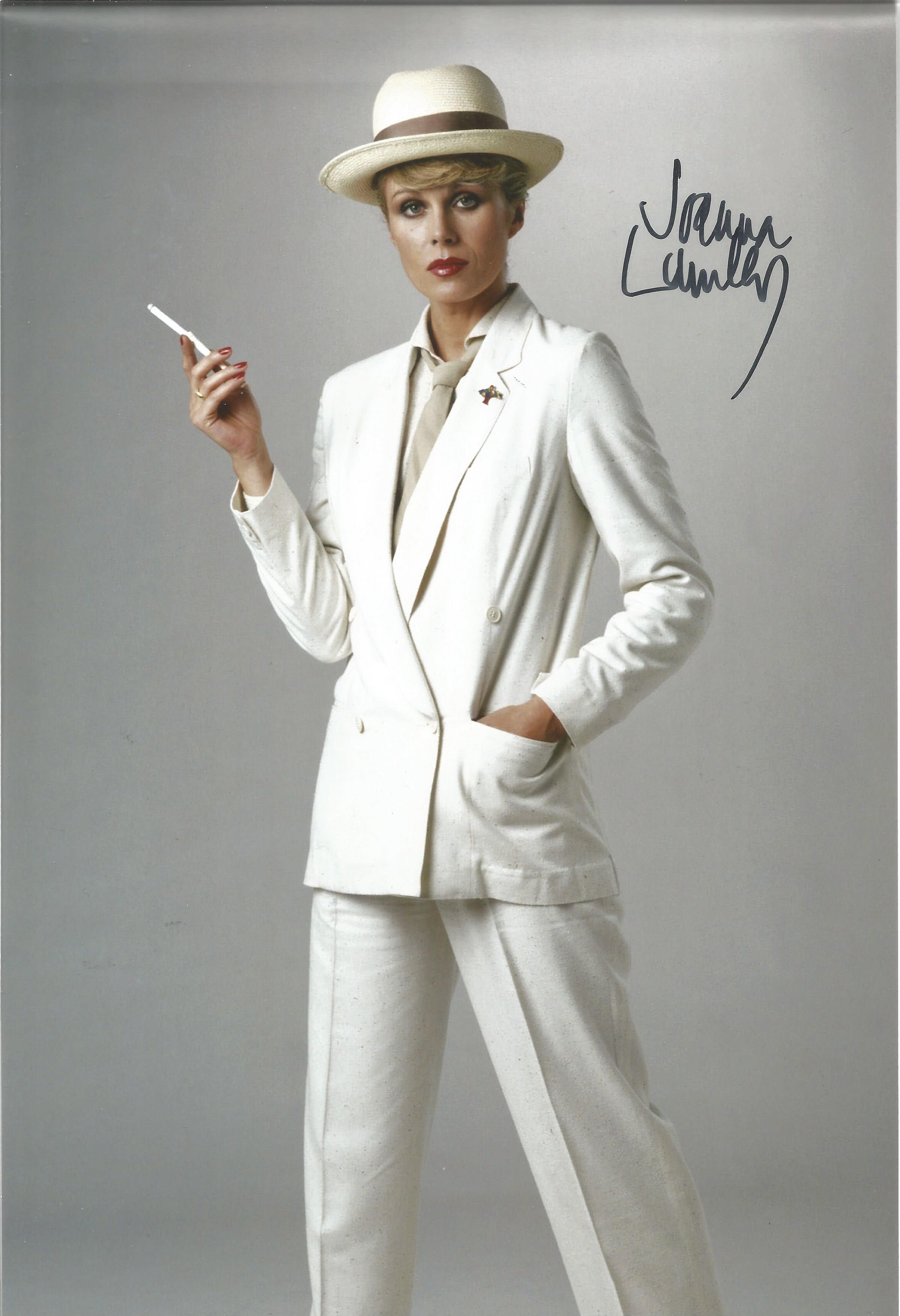 Joanna Lumley Actress Signed 8x12 Photo. Good condition. All autographs come with a Certificate of