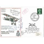 Hans Rossbach No 22Royal Air Force Abingdon multi signed flown FDC signatures included are