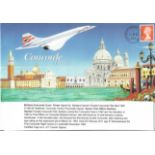 Concorde Barbara Harmer signed Concorde Venice FDC limited edition 4 of 7 courier signed PM Heathrow