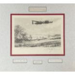 Original Robert Taylor Drawing and Breaching the Dam Dambusters Tribute Proof Collection both