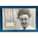 Ken Dodd 16x10 mounted and matted signature piece includes superb black and white image of the