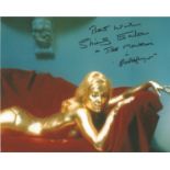 Shirley Eaton collection 4 superb 10x8 rare, signed photos each picturing in her role as Jill
