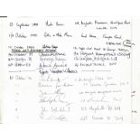 Visitors Book Collection The Admiral Presidents House dated Sept 1988 to Apr 1991 fantastic item