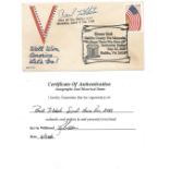 Paul Tibbets Pilot of the Enola Gay Hiroshima Japan 6 Aug 1945 signed commemorative Envelope Well