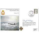 WW2 Luftwaffe ace Oberleutnant Erhard Nippa KC signed RAF Cover. Oberleutnant Erhard Nippa KC Born