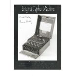 Bletchley Park Keith and Mavis Batey signed 7 x 5 inch b/w photo of the WW2 Enigma Machine.