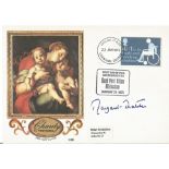 Margaret Thatcher signed Charity by Pontormo FDC Double PM Altrincham, Cheshire 22 Jan 1975 .