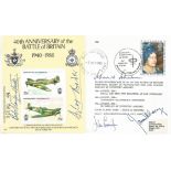 Battle of Britain WWII multi signed 40th Anniversary of the Battle of Britain 1940-1980 FDC