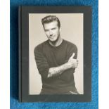 David Beckham signed limited edition hardback book titled David Beckham this edition is limited to