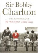 Sir Bobby Charlton hardback book The Autobiography 2007 published by Headline first blank page and
