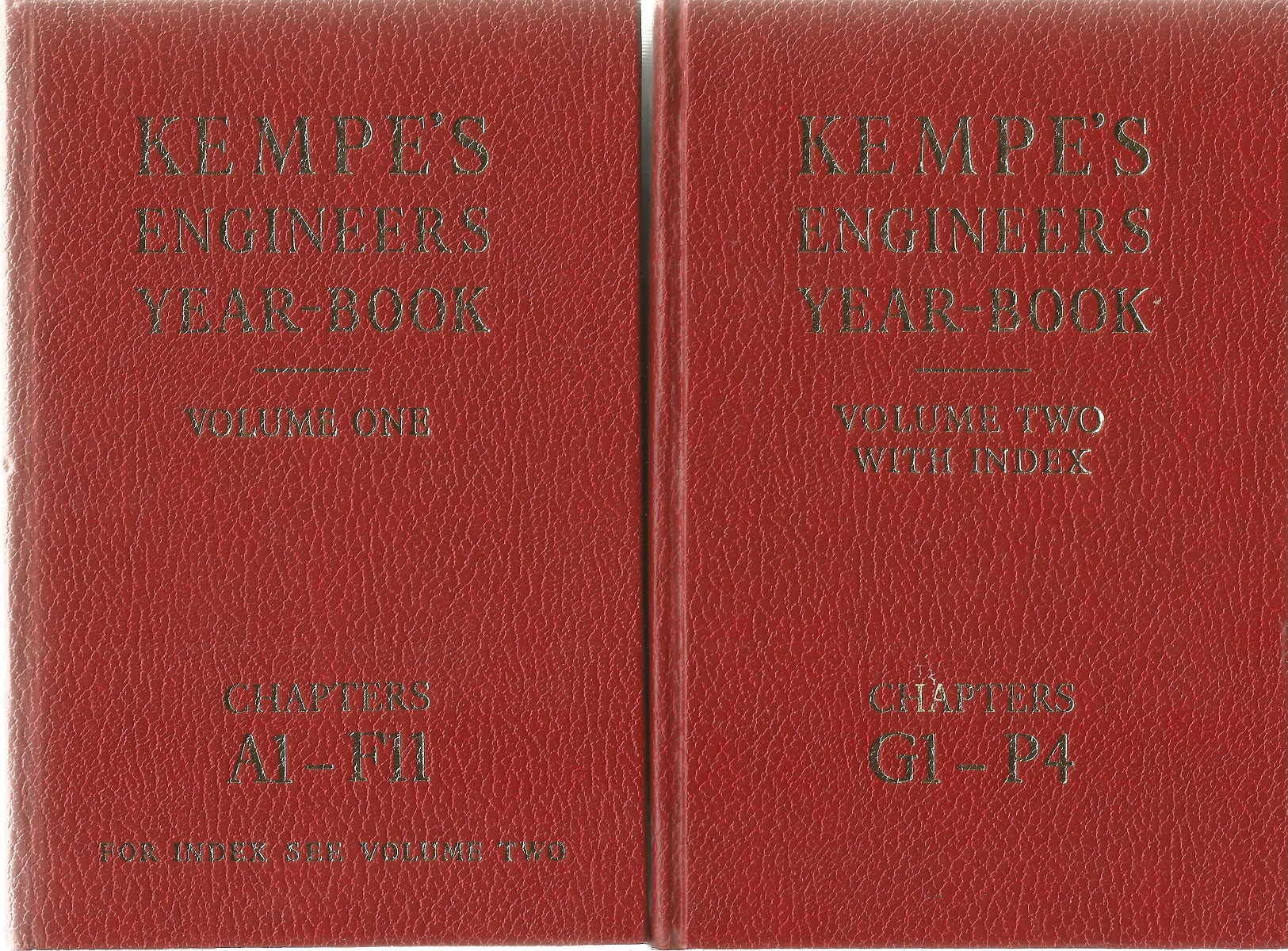 2 x Kempe's Engineers Year-Book 1981 86th edition published by Morgan-Grampian book publishing Co