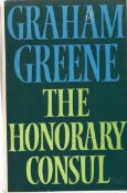 Graham Greene hardback book The Honorary Consul 1973 First Edition published by The Bodley Head in