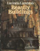 Lucinda Lambton hardback book Beastly Buildings 1985 published by The Atlantic Monthly Press in good