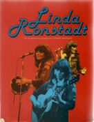 Connie Berman softback book Linda Ronstadt - An Illustrated biography 1979 published by Proteus