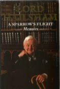 Lord Hailsham hardback book A Sparrow's Flight - Memoirs 1990 published by William Collins Sons & Co