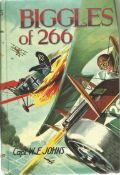 Capt. W E Johns hardback book Biggles of 266 by Capt. W E Johns published by Furnell and sons Ltd in