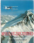 James Douglas-Hamilton hardback book Roof of the World - Man's First Flight over Everest 1983