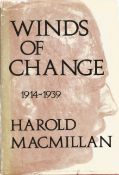 Harold Macmillan hardback book Winds of Change 1914-1939 published by Macmillan & Co Ltd 1966 in