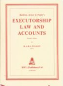 H. A. R. J. Wilson hardback book Executorship Law and Accounts by H. A. R. J. Wilson 1961