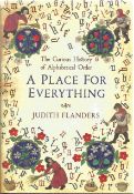 Judith Flanders hardback book A Place for Everything 2020 First Edition published by Picador (