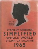 Stanley Gibbons hardback book Simplified Whole World Stamp Catalogue 1965 - All the Worlds Stamps