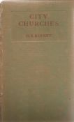 G. B. Besant hardback book City Churches published by Selwyn & Blount Ltd some ageing and wear to