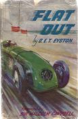 G. E. T. Eyston hardback book Flat Out 1933 published by John Miles Publisher Ltd some age related