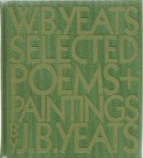 Folio society hardback book Selected Poems and Paintings by W. B. Yeats in good condition with