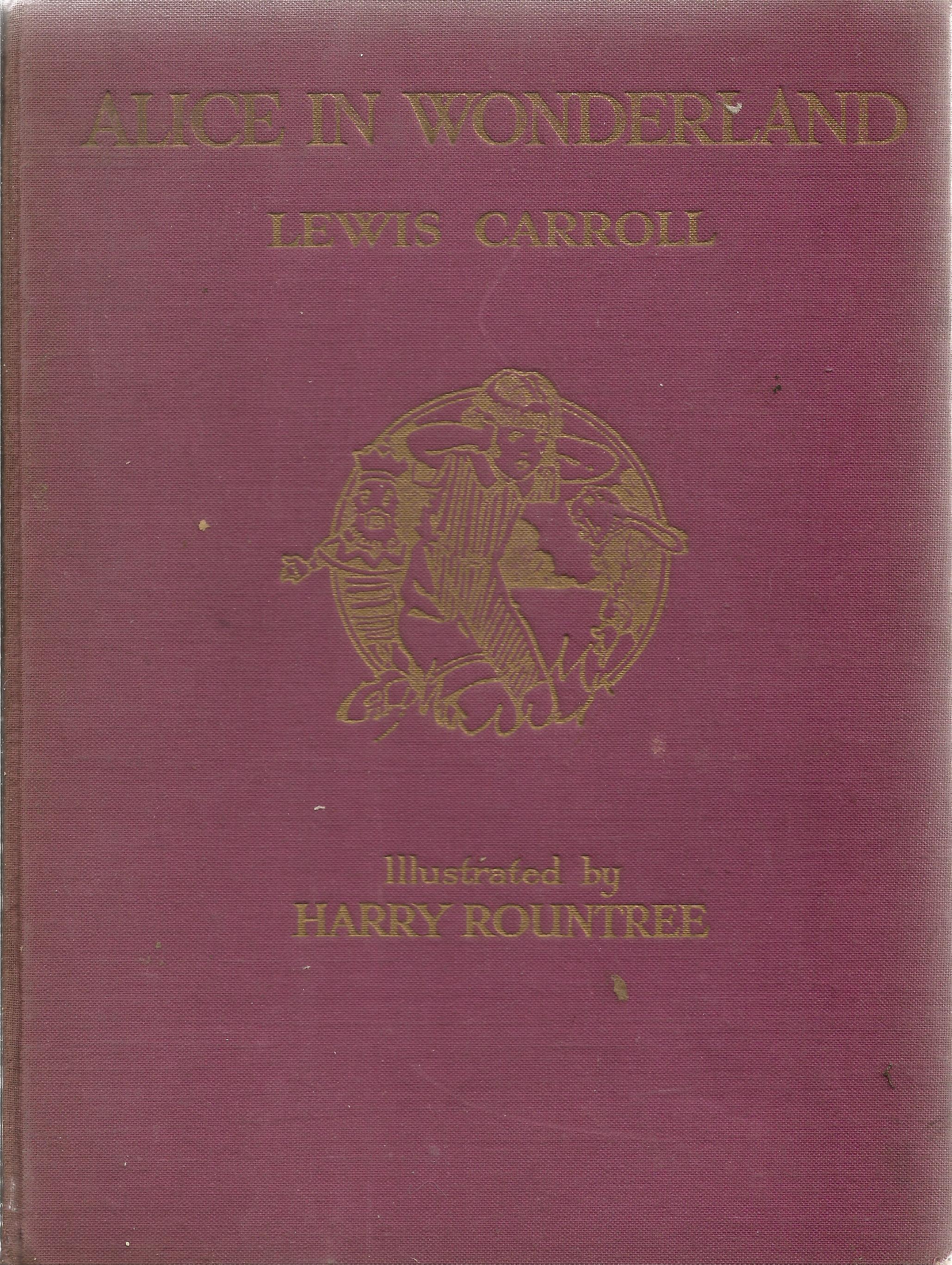 Lewis Carroll hardback book Alice's Adventures in Wonderland published by Collins' Clear-Type