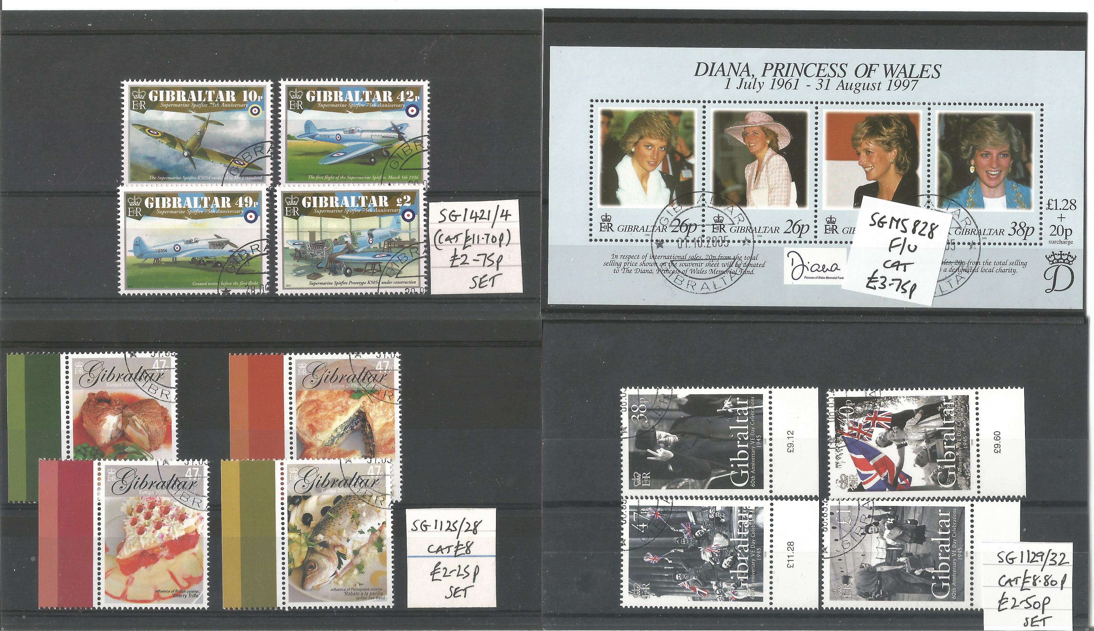 Gibraltar Stamp Sets on stockcards / Hagner Blocks, 7 sets & 2 Miniature Sheets, Including SG 1398/ - Image 2 of 3