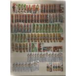 United States of America used Stamp Album with 14 hardback pages and 7 rows on each side, 10 pages