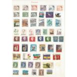 Canada used Stamps on 7 Album pages, with over 250 used Canadian Stamps, most are from the 60s, 70s,