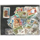 Guernsey, Jersey & Isle of Man Stamps Mint & Used, approx 200 Stamps in a bag with a Stockcard /