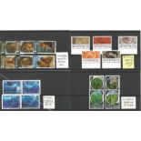 Gibraltar Stamp Sets on stockcards / Hagner Blocks, 7 sets & 2 Miniature Sheets, Including SG 1398/