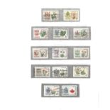 Canada used Stamps on 18 Album pages from 1953 to 1970, over 200 Stamps Including National