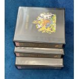 3 Unused Crusader Albums, Great Britain Volume 1 1840 - 1992, Volume 2 1993 - 2011, Volume 3